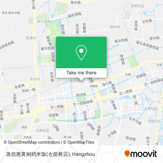 蒸佰惠黄焖鸡米饭(仓前桥店) map