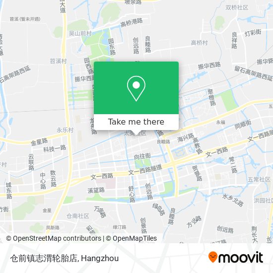 仓前镇志渭轮胎店 map