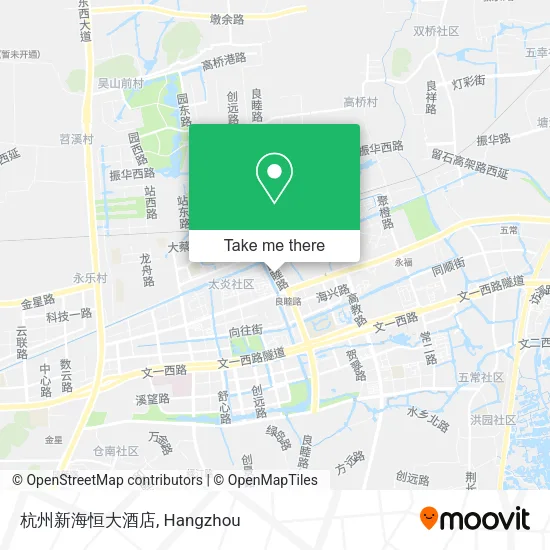 杭州新海恒大酒店 map