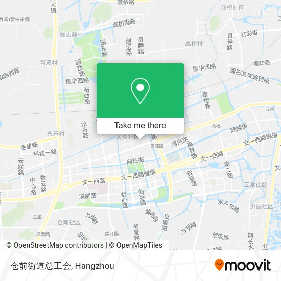 仓前街道总工会 map