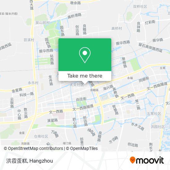 洪霞蛋糕 map