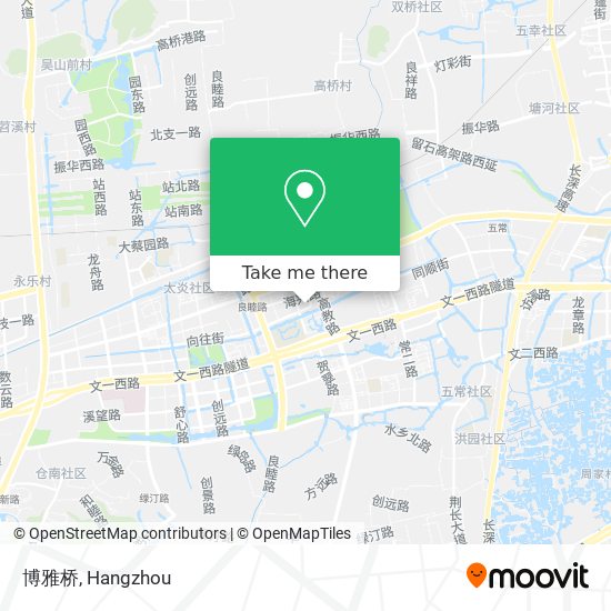 博雅桥 map