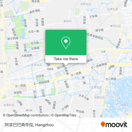 阿里巴巴商学院 map