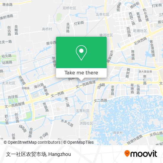 文一社区农贸市场 map