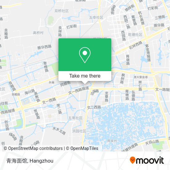 青海面馆 map