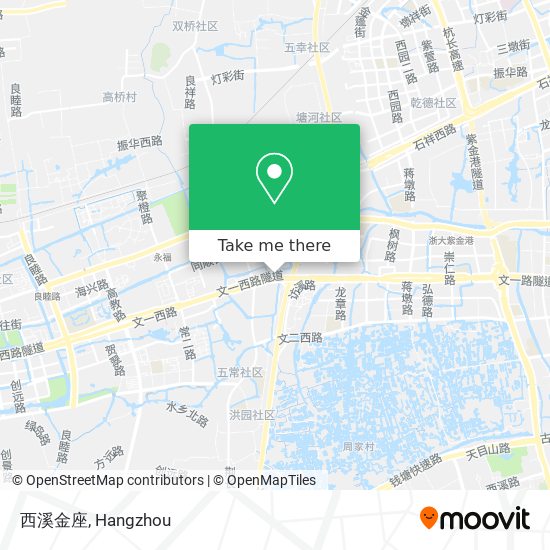 西溪金座 map