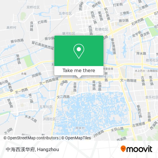 中海西溪华府 map