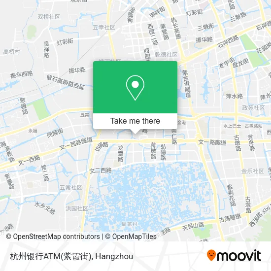 杭州银行ATM(紫霞街) map