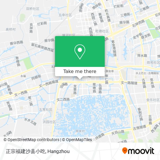 正宗福建沙县小吃 map