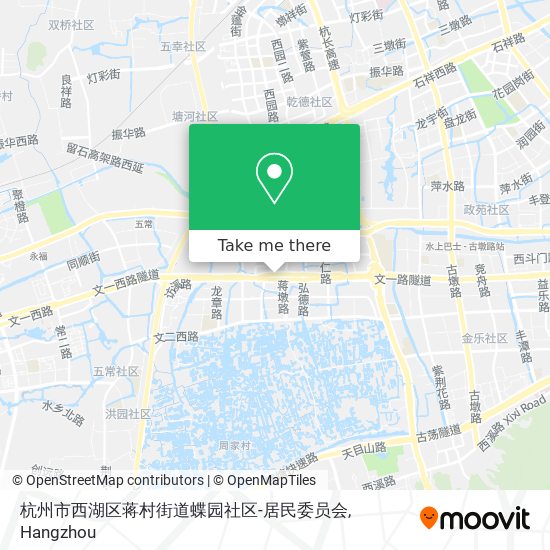 杭州市西湖区蒋村街道蝶园社区-居民委员会 map