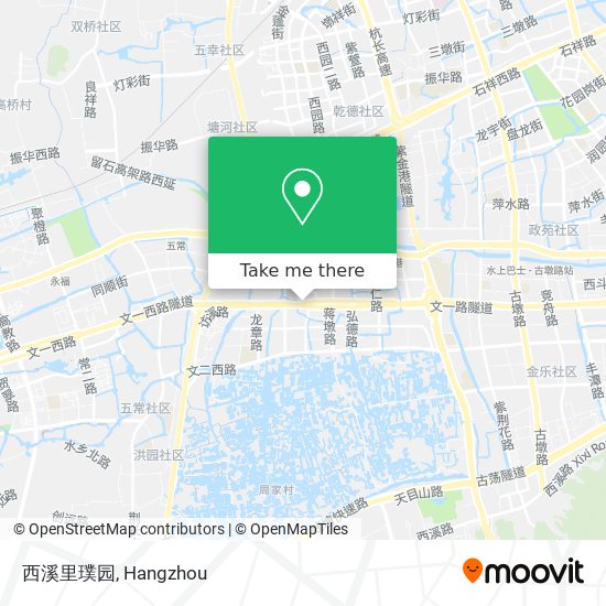 西溪里璞园 map