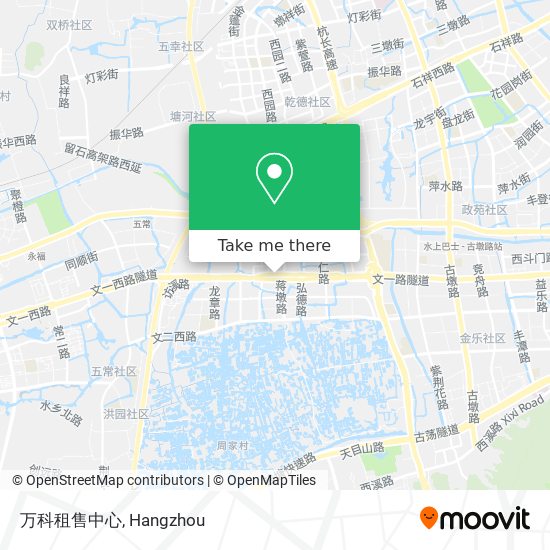 万科租售中心 map