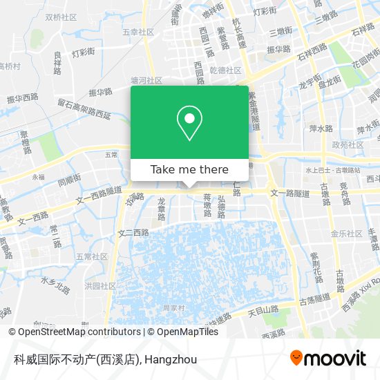 科威国际不动产(西溪店) map