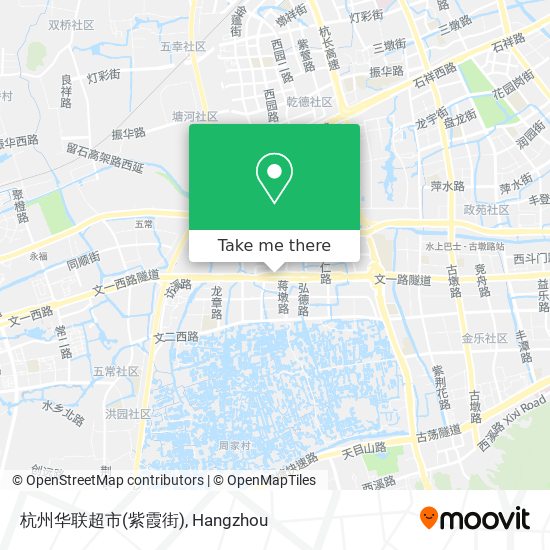 杭州华联超市(紫霞街) map