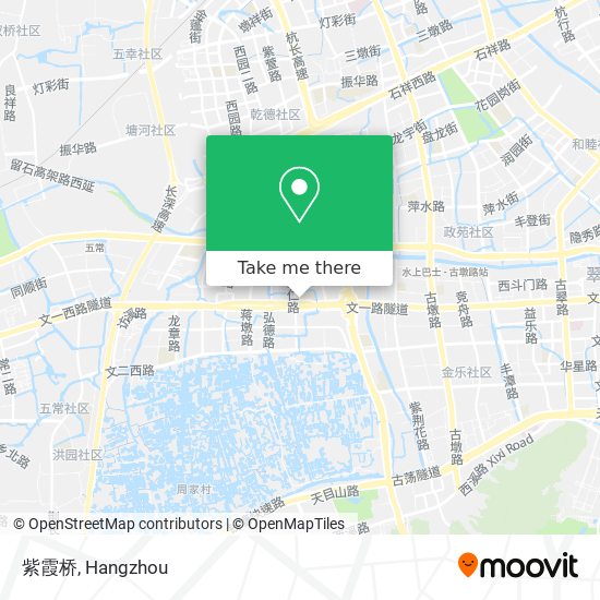 紫霞桥 map