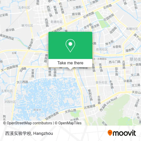 西溪实验学校 map