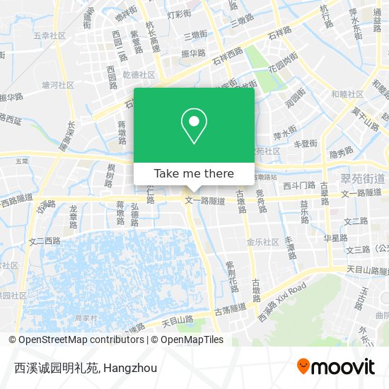 西溪诚园明礼苑 map