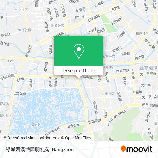 绿城西溪城园明礼苑 map