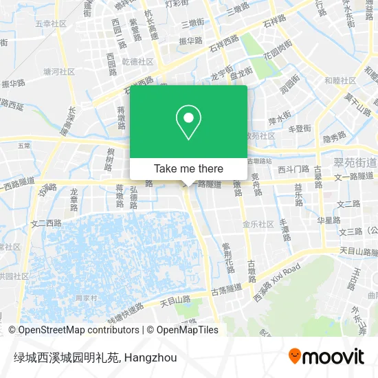 绿城西溪城园明礼苑 map