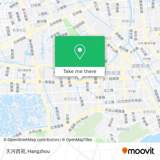 天河西苑 map