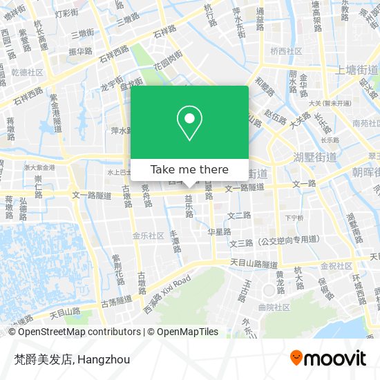 梵爵美发店 map