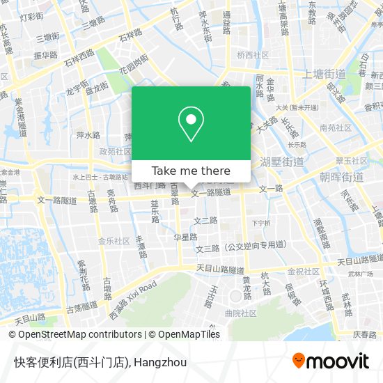 快客便利店(西斗门店) map