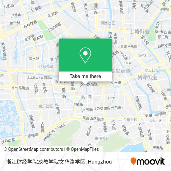 浙江财经学院成教学院文华路学区 map