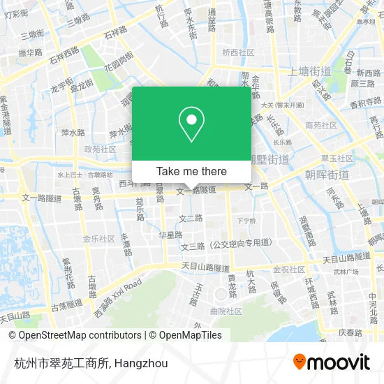 杭州市翠苑工商所 map