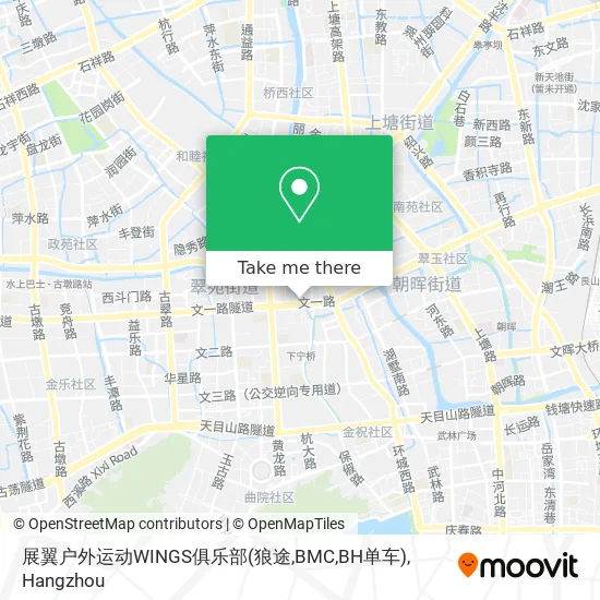 展翼户外运动WINGS俱乐部(狼途,BMC,BH单车) map