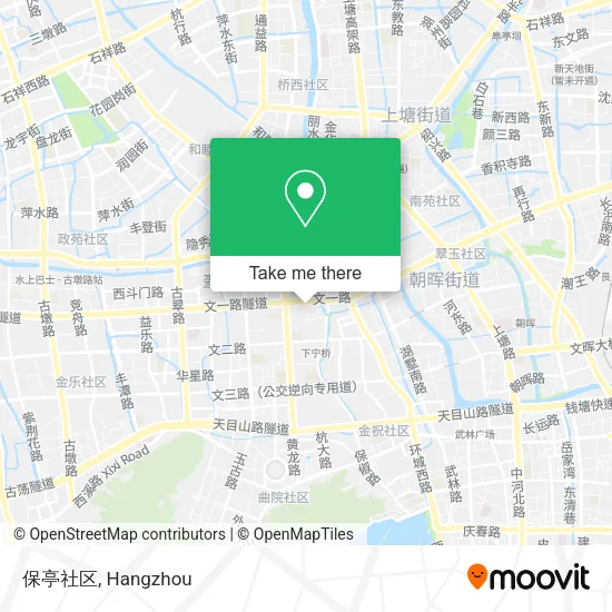 保亭社区 map