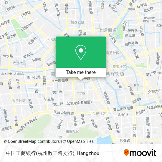 中国工商银行(杭州教工路支行) map
