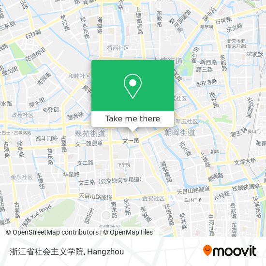 浙江省社会主义学院 map