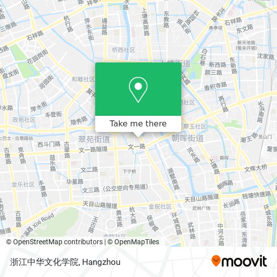 浙江中华文化学院 map