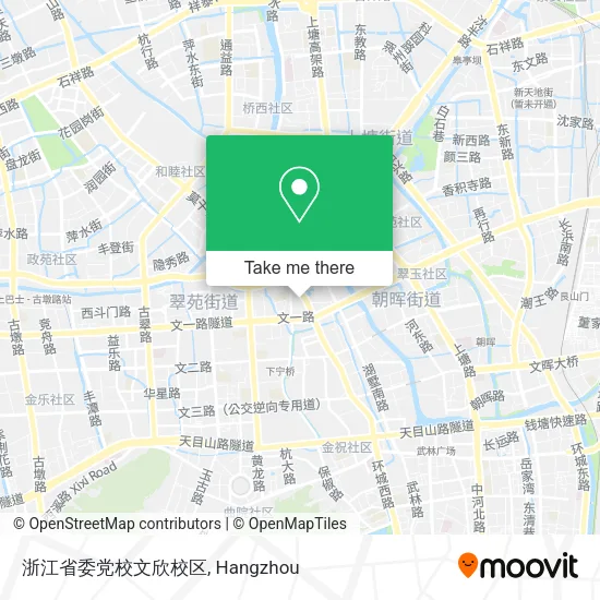 浙江省委党校文欣校区 map