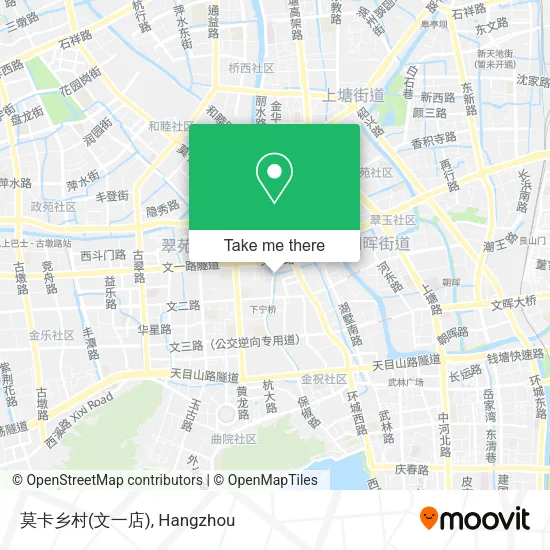 莫卡乡村(文一店) map