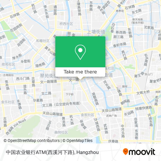 中国农业银行ATM(西溪河下路) map