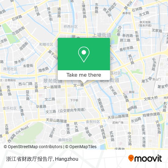 浙江省财政厅报告厅 map