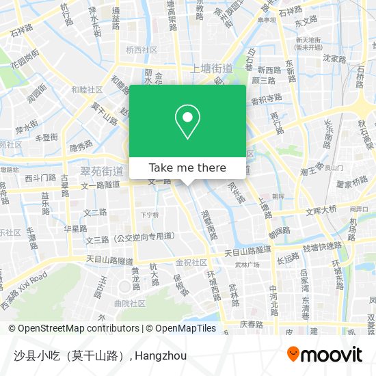 沙县小吃（莫干山路） map