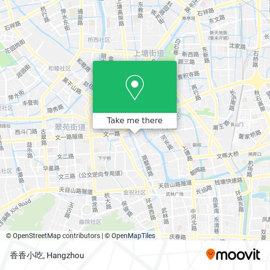 香香小吃 map