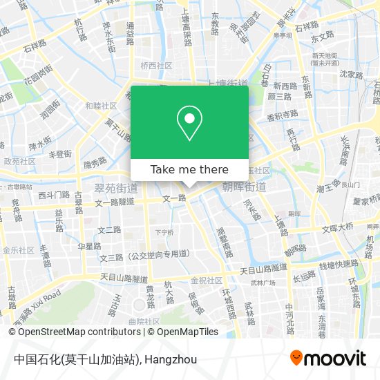 中国石化(莫干山加油站) map
