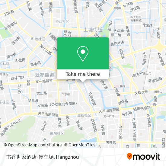 书香世家酒店-停车场 map