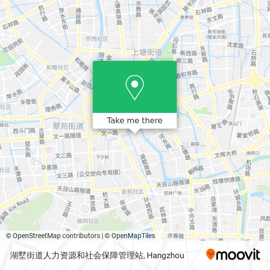 湖墅街道人力资源和社会保障管理站 map