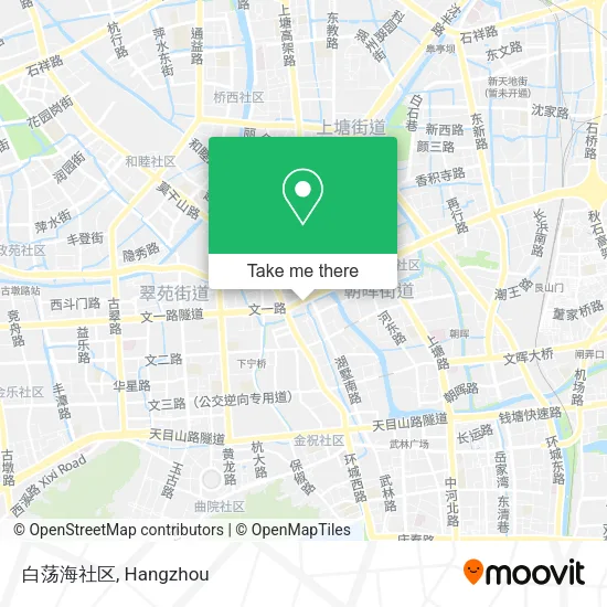 白荡海社区 map