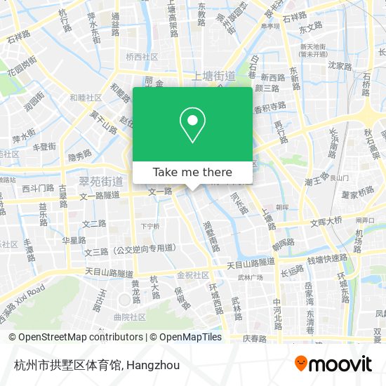 杭州市拱墅区体育馆 map