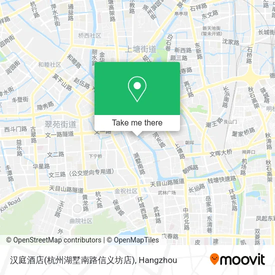汉庭酒店(杭州湖墅南路信义坊店) map