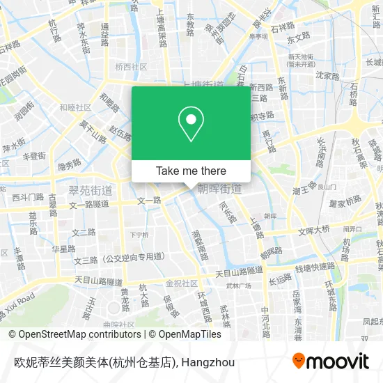 欧妮蒂丝美颜美体(杭州仓基店) map