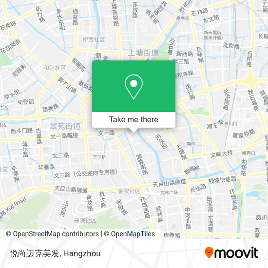 悦尚迈克美发 map