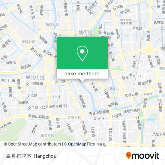 赢舟棋牌室 map
