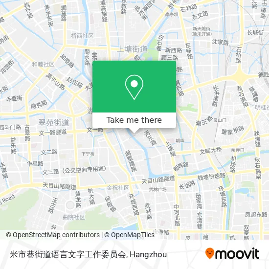 米市巷街道语言文字工作委员会 map