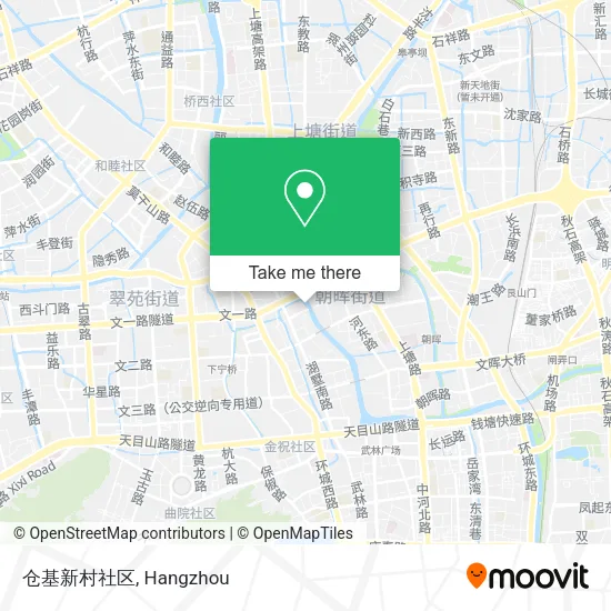 仓基新村社区 map